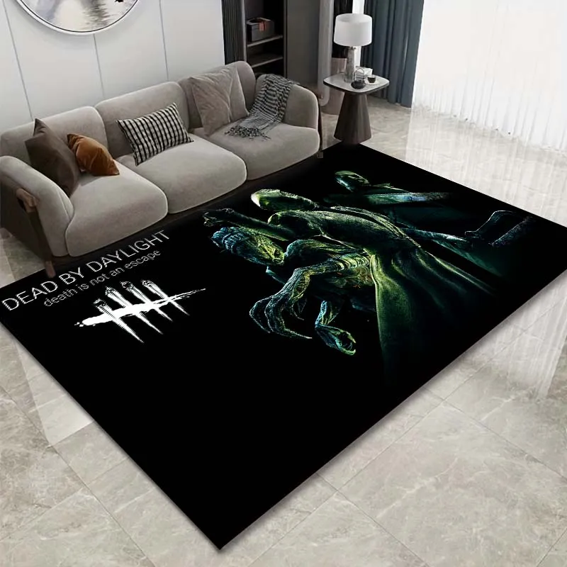 15 Size Horrifying D Dead By Daylight Pattern Rug Bedroom Living Room Bathroom Mat Creative Door 10 - Dead By Daylight Store
