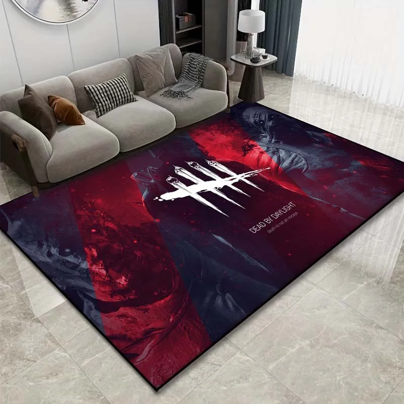 15 Size Horrifying D Dead By Daylight Pattern Rug Bedroom Living Room Bathroom Mat Creative Door 12 - Dead By Daylight Store
