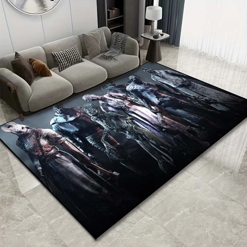 15 Size Horrifying D Dead By Daylight Pattern Rug Bedroom Living Room Bathroom Mat Creative Door 14 - Dead By Daylight Store