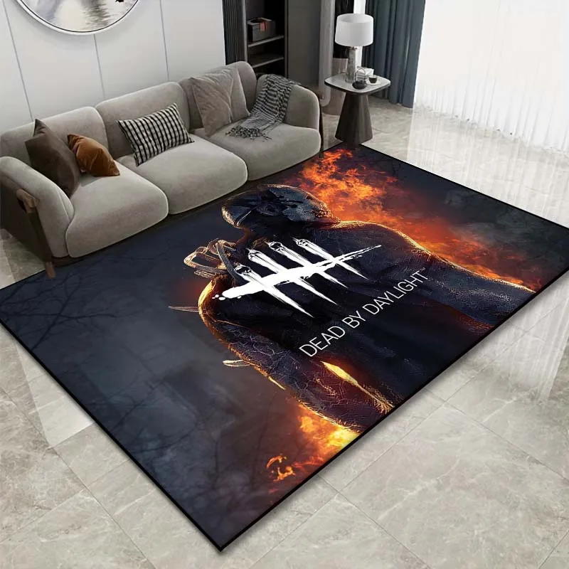 15 Size Horrifying D Dead By Daylight Pattern Rug Bedroom Living Room Bathroom Mat Creative Door 2 - Dead By Daylight Store