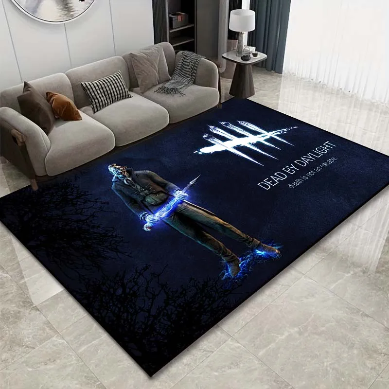15 Size Horrifying D Dead By Daylight Pattern Rug Bedroom Living Room Bathroom Mat Creative Door 7 - Dead By Daylight Store