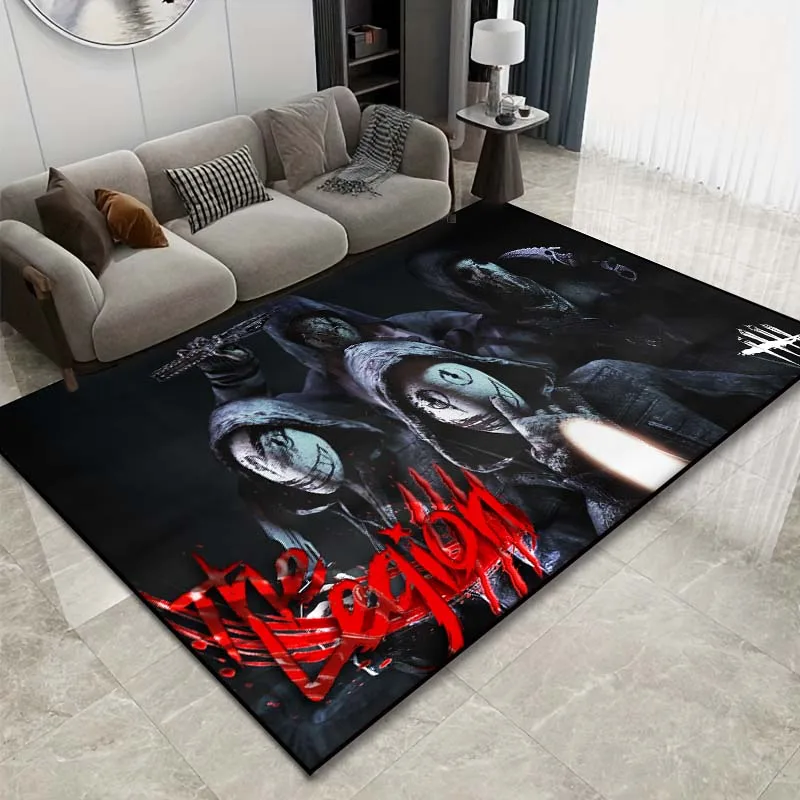 15 Size Horrifying D Dead By Daylight Pattern Rug Bedroom Living Room Bathroom Mat Creative Door - Dead By Daylight Store