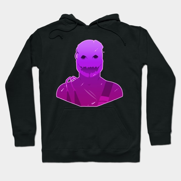 Trapper Purple Silhouette Dead By Daylight Hoodie Official Dead By Daylight Merch