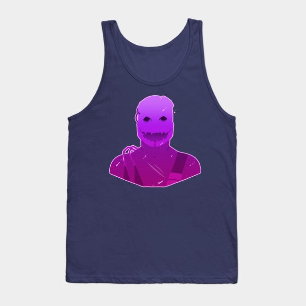 Trapper Purple Silhouette Dead By Daylight Tank Top Official Dead By Daylight Merch