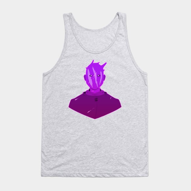 Wraith Purple Silhouette Dead By Daylight Tank Top Official Dead By Daylight Merch