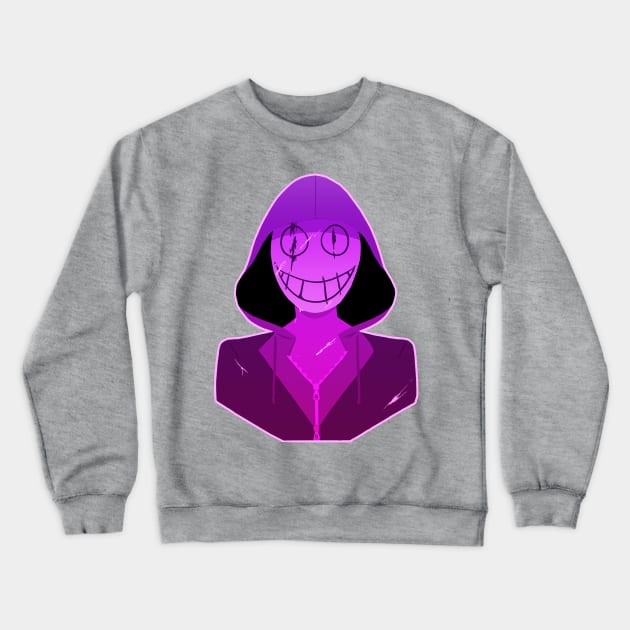 Legion Purple Silhouette Dead By Daylight Crewneck Sweatshirt Official Dead By Daylight Merch