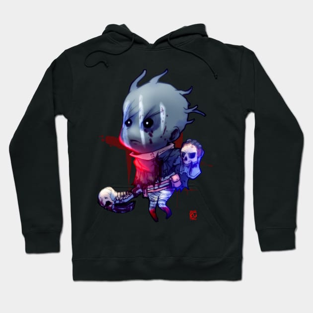 Dbd Chibi Killer Wraith Hoodie Official Dead By Daylight Merch