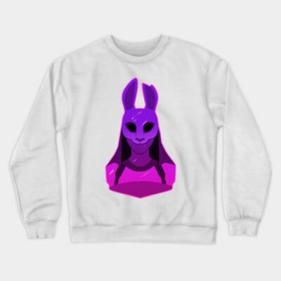 Huntress Purple Silhouette Dead By Daylight Crewneck Sweatshirt Official Dead By Daylight Merch