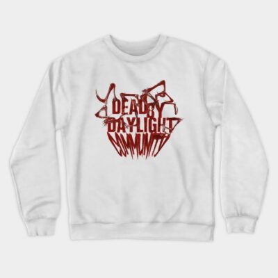 Dead By Daylight Community Logo Red Crewneck Sweatshirt Official Dead By Daylight Merch