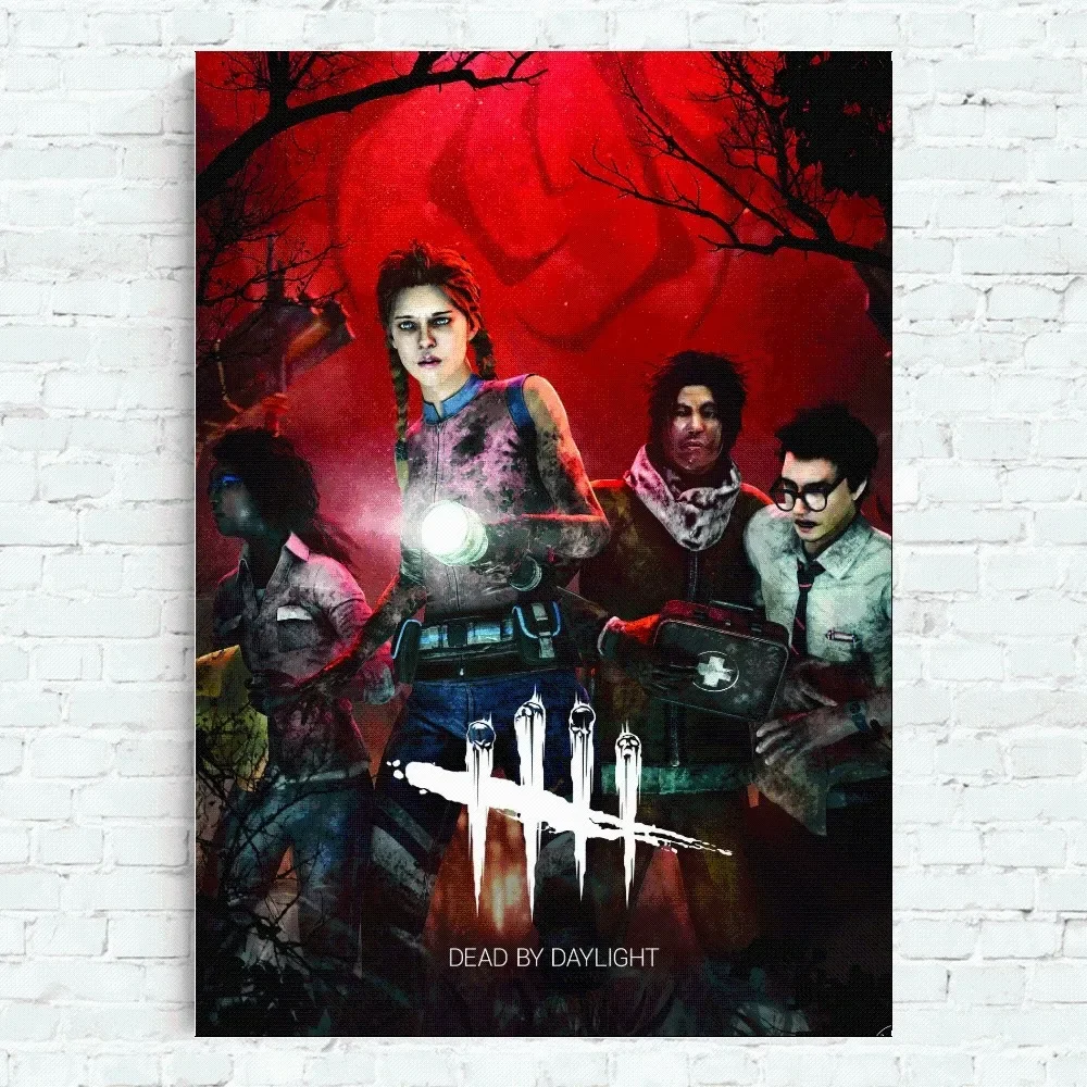 Game D Deads by D Daylights Poster Home Office Wall Bedroom Living Room Kitchen Decoration Painting 1 - Dead By Daylight Store