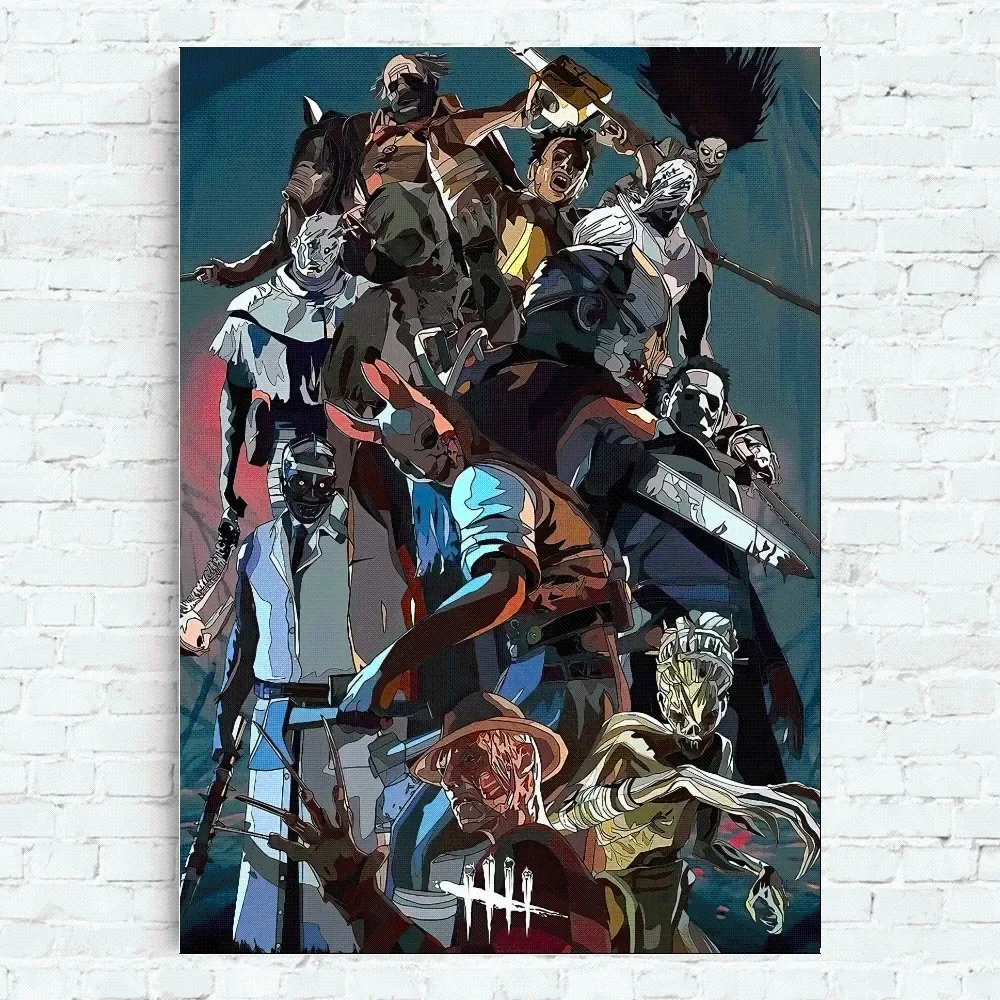 Game D Deads by D Daylights Poster Home Office Wall Bedroom Living Room Kitchen Decoration Painting 2 - Dead By Daylight Store