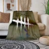 Gothic horror game Dead by Daylight retro flannel soft sofa bed home travel portable bedroom winter 1 - Dead By Daylight Store
