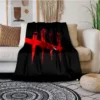 Gothic horror game Dead by Daylight retro flannel soft sofa bed home travel portable bedroom winter 2 - Dead By Daylight Store