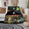 Gothic horror game Dead by Daylight retro flannel soft sofa bed home travel portable bedroom winter 8 - Dead By Daylight Store