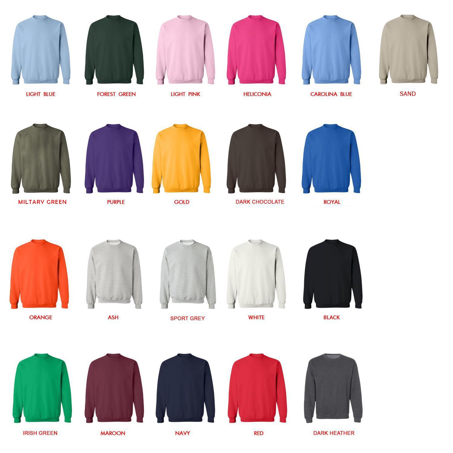 sweatshirt color chart - Dead By Daylight Store